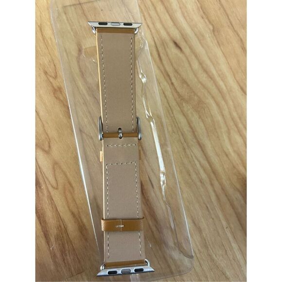 Apple Watch bang Vegan leather brown tan color 38/40 mm - Picture 4 of 5